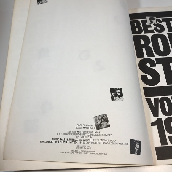 BEST of the Rolling Stones Volume 2 1972-1973 Sheet Music - Picture 4 of 4